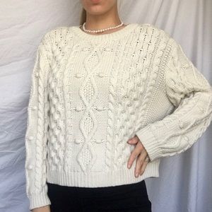 Zara knit sweater with ruffles